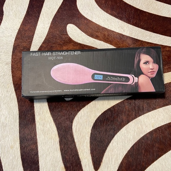 MY MAKEUP BRUSH Hair Hair Straightener Hot Combbrush Nib